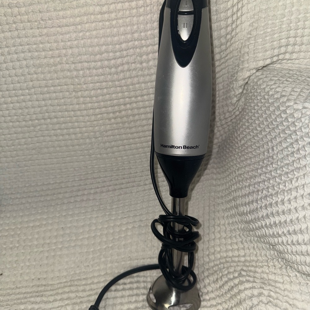 Hamilton Beach Black and Silver Immersion Blender